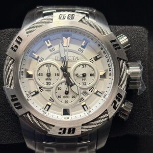 Invicta Men’s Specialty Silver Multifunctional Watch